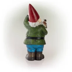 12" Polyresin Garden Gnome With Mushroom - Alpine Corporation -Finest Home Decoration GUEST 6305bd24 4433 4d45 a344 afdf81ebe5ca