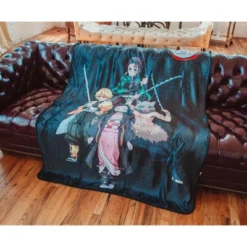 Surreal Entertainment Demon Slayer Group 45 X 60 Inch Fleece Throw Blanket -Finest Home Decoration GUEST 6408e972 2002 48c6 9b0d 1ff9021573e3