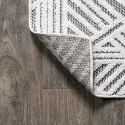 Jordan High-Low Pile Art Deco Geometric Indoor/Outdoor Area Rug - JONATHAN Y -Finest Home Decoration GUEST 64d356a4 8966 4866 8671 3b71e04dd8a1