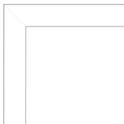 18" X 52" Wedge Framed On The Door Mirror White - Amanti Art 11 18" X 52" Wedge Framed On The Door Mirror White - Amanti Art -Finest Home Decoration GUEST 64e95e77 162f 4fd8 aa0e 267a5475683a