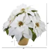 Nearly Natural 13-in Poinsettia Artificial Arrangement In Ceramic Vase 1 Nearly Natural 13-in Poinsettia Artificial Arrangement In Ceramic Vase -Finest Home Decoration GUEST 66724ac7 6782 4ce6 b0c3 91164cb05198