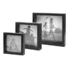 3pc Nesting Frame Set Black - Stonebriar Collection -Finest Home Decoration GUEST 67958305 6a23 4cb8 ba54 864e2456f81d