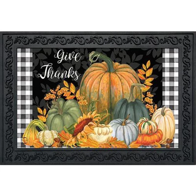 Briarwood Lane Checkered Give Thanks Primitive Doormat Thanksgivi 3 Briarwood Lane Checkered Give Thanks Primitive Doormat Thanksgivi