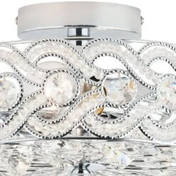 11.5" Olivia Semi-Flush Mount Pendant Metallic Silver - River Of Goods 20 11.5" Olivia Semi-Flush Mount Pendant Metallic Silver - River Of Goods -Finest Home Decoration GUEST 6b17c7aa a50b 4fa7 8c97 9dfba5ddcce7