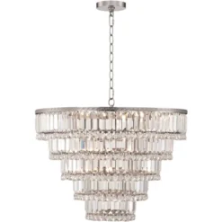 Vienna Full Spectrum Magnificence Satin Nickel Chandelier 24 1/2" Wide Modern Faceted Crystal Glass 15-Light LED Fixture For Dining Room House Kitchen 13 Vienna Full Spectrum Magnificence Satin Nickel Chandelier 24 1/2" Wide Modern Faceted Crystal Glass 15-Light LED Fixture For Dining Room House Kitchen -Finest Home Decoration GUEST 6c0cd1d3 b835 47ab a279 409caaac1afc