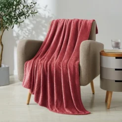 Kate Aurora Ultra Soft & Plush Modern Ogee Fleece Throw Blanket Covers - 50 In. W X 60 In. L -Finest Home Decoration GUEST 6c0eb1eb 26fd 4508 8726 7c1e0bdc8edc