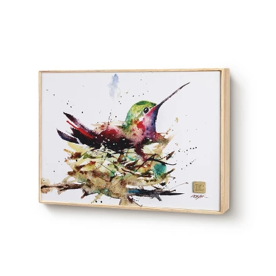 DEMDACO Hummingbird In Nest Wall Art 12 X 8 - Multi 4 DEMDACO Hummingbird In Nest Wall Art 12 X 8 - Multi - Image 2