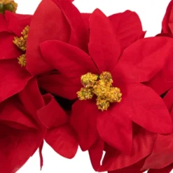 Northlight 6' X 3" Red Artificial Poinsettia Floral Christmas Garland - Unlit 9 Northlight 6' X 3" Red Artificial Poinsettia Floral Christmas Garland - Unlit -Finest Home Decoration GUEST 6ea3413b 4f3e 4e6e a5ef 92418c006df5