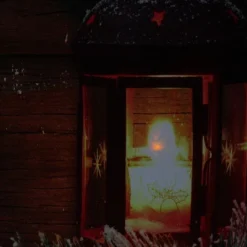 Northlight LED Lighted Candle Lantern In The Wintry Outdoors Christmas Canvas Wall Art 12" X 15.75" -Finest Home Decoration GUEST 6ed4d8e0 352f 42b0 82ab de716d8997b1