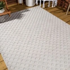 Rabat High-Low Pile Mini-Diamond Trellis Indoor/Outdoor Area Rug - JONATHAN Y -Finest Home Decoration GUEST 6efec18b 90b0 4ac2 aa86 937b6fadcd10