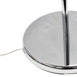 Swing Arm Floor Lamp With Glass Cylindrical Shade Chrome - Lalia Home -Finest Home Decoration GUEST 6f2456ff 13f6 4440 94ed 9dd4a1a330ed