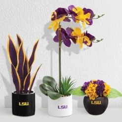 Forever Leaf LSU Artificial Snake, Orchid And Hydrangea Plants 3-Pack Bundle, Indoor Artificial Plant For Home Decor -Finest Home Decoration GUEST 7116af02 016a 4ae4 8623 7e43e778cb7b