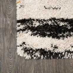 Nova Modern Bold Strie' Shag Area Rug - JONATHAN Y -Finest Home Decoration GUEST 7218db13 2784 4711 8675 8b22f200838b