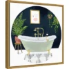 16" X 16" Homebody Collection C Bath By Victoria Borges Framed Canvas Wall Art Gold - Amanti Art -Finest Home Decoration GUEST 740ea7a7 9bc6 48a7 8ece 6510bb28714a