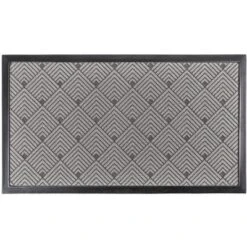 KAF Home Nested Angles Door Mat | 17 X 30 Inches, Durable Indoor Outdoor Entry Way Rug | Perfect For Mud-Rooms, High Traffic Areas, Garages, Storefronts, And Everyday Home Use -Finest Home Decoration GUEST 7553a87b b7cb 42e4 80e4 97fb6229df5d
