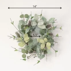 Sullivans Artificial Lambs Ear Willow Thistle Wreath 9 Sullivans Artificial Lambs Ear Willow Thistle Wreath -Finest Home Decoration GUEST 75a63114 fe7f 40ce b308 e271cdf9f6e4