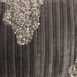 Sofia Beaded Pleated Velvet Throw Pillow - Mina Victory -Finest Home Decoration GUEST 7611e58c 3da2 48d3 9433 1336017695ad