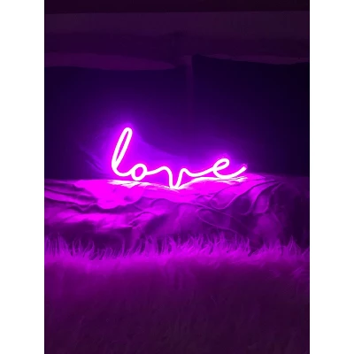 Amped Co 16" X 7” LED Neon Light Indoor Wall Sign With Line Switch, Magenta 6 Amped Co 16" X 7” LED Neon Light Indoor Wall Sign With Line Switch, Magenta - Image 4