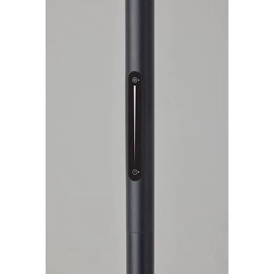 Elmore Floor Lamp With Smart Switch Black (Includes LED Light Bulb) - Adesso 4 Elmore Floor Lamp With Smart Switch Black (Includes LED Light Bulb) - Adesso - Image 2
