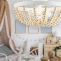 15" Delilah Boho Semi-Flush Mount Pendant White - River Of Goods -Finest Home Decoration GUEST 7744468d 2b77 4f8b 8b8f fa8099517c34