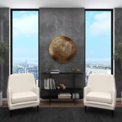 Metal Plate Wall Decor With Moroccan Pattern Gold - Olivia & May -Finest Home Decoration GUEST 778eef27 0d6f 4625 afc0 d90c24f391ad