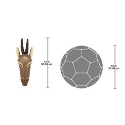 Design Toscano Serengeti Animal Wall Mask: Gemsbok -Finest Home Decoration GUEST 79aa42f5 e482 4062 8bc0 f4b671133052