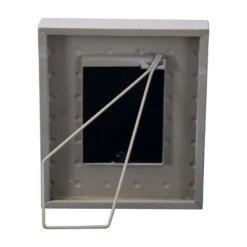 Cream Bubble Pattern 4x6 Inch Enamel Metal Decorative Picture Frame - Foreside Home & Garden -Finest Home Decoration GUEST 7a004cc6 1882 4afb aa46 59f17fa46395