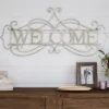 Metal Cutout- Welcome Decorative Wall Sign-3D Word Art Home Accent Decor-Perfect For Modern Rustic Or Vintage Farmhouse Style By Hastings Home -Finest Home Decoration GUEST 7a1e846d 0014 42dc b096 d789951a3f83