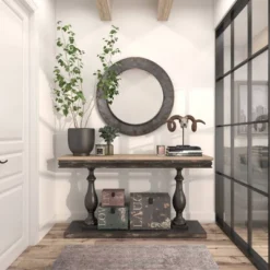 Industrial Metal Wall Mirror Gray - Olivia & May -Finest Home Decoration GUEST 7a2e0374 a8e7 4967 826d e3d46bf7d049
