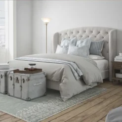 Hastings Home Torchiere Floor Lamp With Marbleized Glass Shade And LED Bulb - Brushed Silver -Finest Home Decoration GUEST 7a35aa93 7c43 4929 920c 3e46d21fb6c3