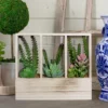 Northlight 11" Artificial Mixed Succulent Arrangement In A Wooden Planter Box -Finest Home Decoration GUEST 7a3d182c 3083 4ec7 904e 2400a91ac643