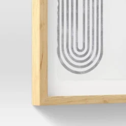 (Set Of 2) 16" X 20" Curve Lines Framed Under Glass Black - Threshold™ -Finest Home Decoration GUEST 7baf7b27 376e 4957 9e0f 57bbc883acc6