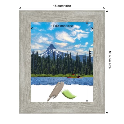 Amanti Art Dove Narrow Greywash Picture Frame 5 Amanti Art Dove Narrow Greywash Picture Frame - Image 3