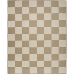 Nourison Washable Modern Jute Checkered Geometric Non-Skid Indoor Area Rug -Finest Home Decoration GUEST 7c8e38c5 38f5 4bc7 b863 91c93d983e8a