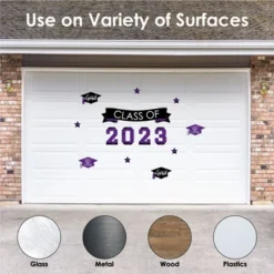 Big Dot Of Happiness Purple Class Of 2023 Graduation Party Wall Decals Set Of 20 -Finest Home Decoration GUEST 7c961f14 3de9 4e4e 8f03 8c79bb8610f1