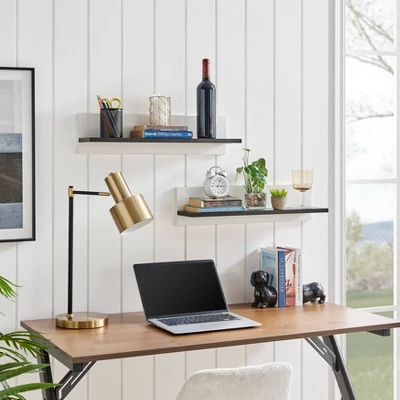 23.62" Set Of 2 Repose Display Photo Ledge Shelves - Danya B. 6 23.62" Set Of 2 Repose Display Photo Ledge Shelves - Danya B. - Image 4