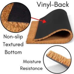 BirdRock Home Beware Of Dog Coir Front Door & Entry Doormat - 18" X 30" -Finest Home Decoration GUEST 8256dffe e96d 4e96 8978 fd49328741de