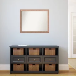 31" X 25" Non-Beveled Harmony Rose Gold Wood Wall Mirror - Amanti Art -Finest Home Decoration GUEST 84874062 be7e 4e05 bf83 0373c9f30b97