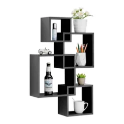 28.35" X 18" Blocchetto Intersecting Cubes Wall Shelf Unit - Danya B. -Finest Home Decoration GUEST 84991e35 3e6f 4bcf 8db2 9b8b1aead272