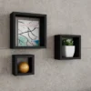 Floating Shelves- Cube Wall Shelf Set With Hidden Brackets, 3 Sizes To Display Décor, Books, Photos, More- Hardware Included By Lavish Home (Black) -Finest Home Decoration GUEST 84cab261 8e0b 49e6 8fbc 02a160707d6f