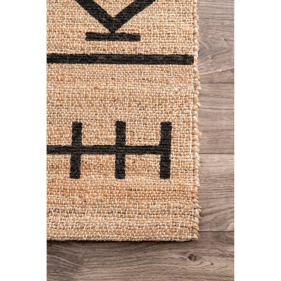 Hand Loomed Fiber Barry Area Rug Natural - NuLOOM 6 Hand Loomed Fiber Barry Area Rug Natural - NuLOOM - Image 4