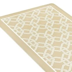 Kate Aurora Versailles Modern Geometric Chain Link Memory Foam Anti Fatigue & Skid Resistant Kitchen Mat - 18" X 30" -Finest Home Decoration GUEST 8697e23d bb5e 4357 b6bf f0c37d96eacf