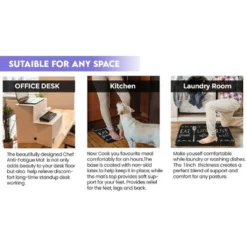 Marrakesh Designer Chef Oil & Stain Resistant Anti-Fatigue Kitchen Floor Mat -Finest Home Decoration GUEST 8780ac63 e163 4460 85f3 a6f24625231c 2