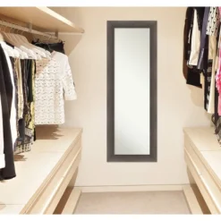 19" X 53" Hardwood Framed Full Length On The Door Mirror - Amanti Art 17 19" X 53" Hardwood Framed Full Length On The Door Mirror - Amanti Art -Finest Home Decoration GUEST 8794b79f 3a35 4fd0 a830 c71129d8d847