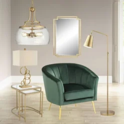 Franklin Iron Works Charleston Warm Brass Pendant Chandelier 16" Wide Modern LED Clear Seedy Glass 3-Light Fixture For Dining Room Home Kitchen Island -Finest Home Decoration GUEST 87b5961a ad7e 43af 99db 945968d0063d