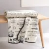 Histoire Script Quilted Throw - Levtex Home -Finest Home Decoration GUEST 88af1b9c 4fa3 4132 a40b 37d7b612679d