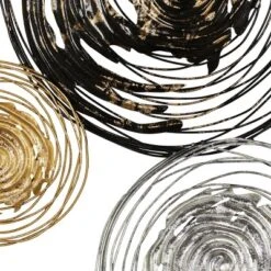 27" X 42" Metal Plate Wall Decor With Textured Pattern Gold - Olivia & May -Finest Home Decoration GUEST 88b1817d 7b85 4204 9c03 6e13cb6146ee