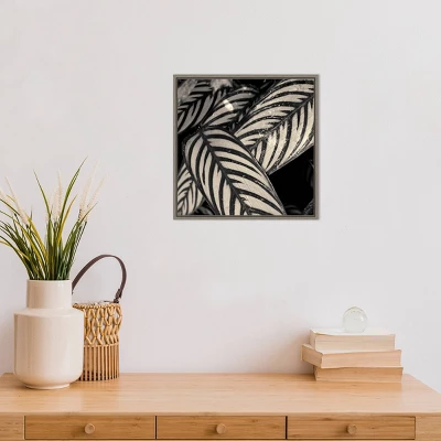 16" X 16" Varigated Leaves No.2 By Gary Horsfall Framed Canvas Wall Art - Amanti Art 5 16" X 16" Varigated Leaves No.2 By Gary Horsfall Framed Canvas Wall Art - Amanti Art - Image 3