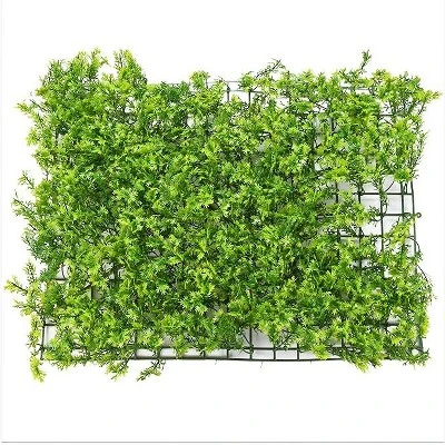 Homarden Artificial Grass Wall Boxwood Green Moss Panel For Wall Backdrop, Green 3 Homarden Artificial Grass Wall Boxwood Green Moss Panel For Wall Backdrop, Green