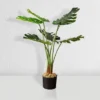 Forever Leaf 36" Artificial Monstera Plant In Black Pot, Indoor Artificial Plant For Home Decor -Finest Home Decoration GUEST 895a498e 1ee8 4aad a28e 0ca1f351b4cd